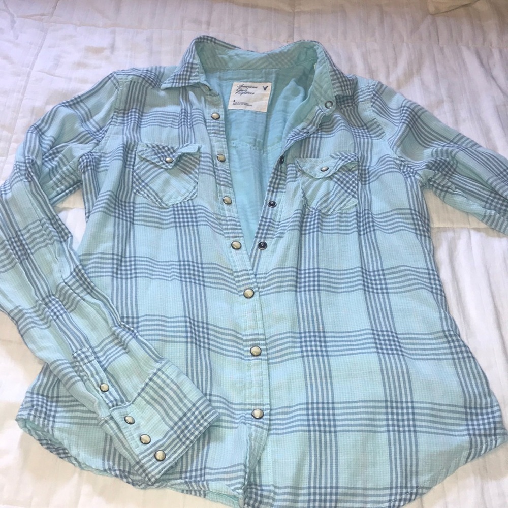 American Eagle button down flannel